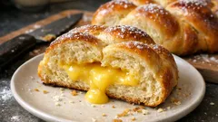 Trança com doce de ovos: fofa, dourada e perfeita para a mesa da Páscoa