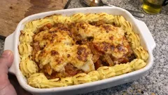 Bacalhau gratinado de Páscoa: cebolada, puré aveludado e maionese para dourar no forno