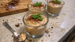 Mousse de café cremosa e firme: receita simples para servir em taças