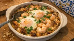 Açorda de camarão tostada: receita reconfortante e muito fácil de fazer