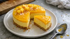 Tarte de mousse de manga bem fresca: sobremesa leve para dias de calor