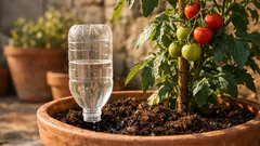 Porque há quem enterre uma garrafa de plástico no jardim e o efeito surpreende