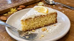 Bolo caprese de limão sem farinha: húmido, aromático e fácil de fazer em casa