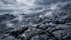 Vida na lava: micróbios colonizam rocha vulcânica poucas horas depois de arrefecer