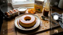 Pudim de gemas com casca de laranja: cremoso, liso e sem furinhos (banho-maria)