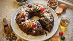 Bolo-rei de chocolate: massa fofa, frutos secos e um toque cítrico que resulta sempre