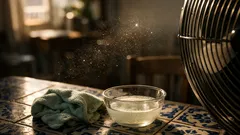 Como limpar o ventilador com uma mistura caseira e reduzir o pó em casa