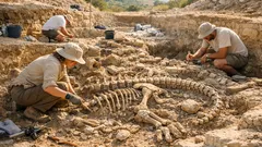 Descoberta impressionante revela mais de 800 fósseis em apenas 4,75 m²