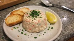 Patê de marisco cremoso com camarão e limão — pronto em poucos minutos