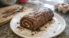 Tronco de Natal tradicional: fofo, cremoso e perfeito para a mesa de festa