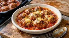 Almôndegas gratinadas no forno: um prato simples que sai sempre bem