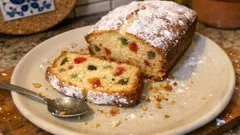 Bolo inglês fofo e húmido: a receita fácil com fruta cristalizada