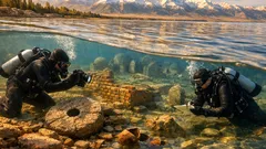 Cidade submersa em Issyk-Kul revela segredos medievais da Rota da Seda