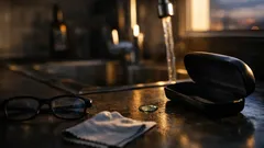 Como limpar os óculos sem riscar: o método simples que protege as lentes