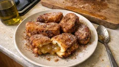 Rabanadas recheadas com doce de gila: a versão tradicional que sai sempre bem