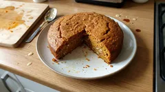 Bolo de abóbora com amêndoas: húmido e fácil, perfeito para o lanche