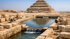Nova teoria sugere que a água pode ter ajudado a erguer as pirâmides do Egito