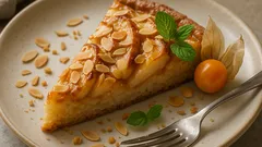Tarte de maçã e amêndoa no forno: base fofa e cobertura crocante, pronta em 30 minutos