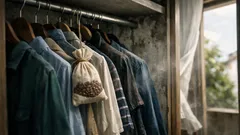 Grãos de café no armário: ajudam no cheiro, mas não resolvem o problema da humidade