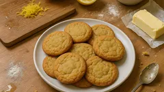 Bolachas de gengibre com limão: crocantes por fora e macias no centro