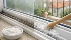 Como limpar os trilhos das janelas com bicarbonato de sódio