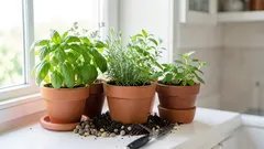 Como montar uma mini-horta de ervas aromáticas em vasos (cozinha, varanda ou janela)