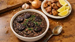 Arroz de Sarrabulho à moda do Minho: cremoso, bem temperado e no ponto certo