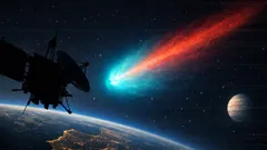 NASA revela imagem em ultravioleta do cometa interestelar 3I/ATLAS captada pela Europa Clipper