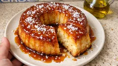 Pudim de pão com coco: cremoso e húmido, ideal para aproveitar pão seco