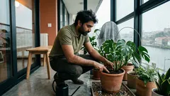 Como regar plantas de interior no inverno sem as afogar